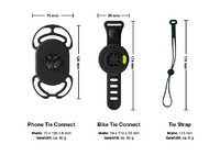 Bone Collection - Smartphonehalter - Bike Tie Connect Kit